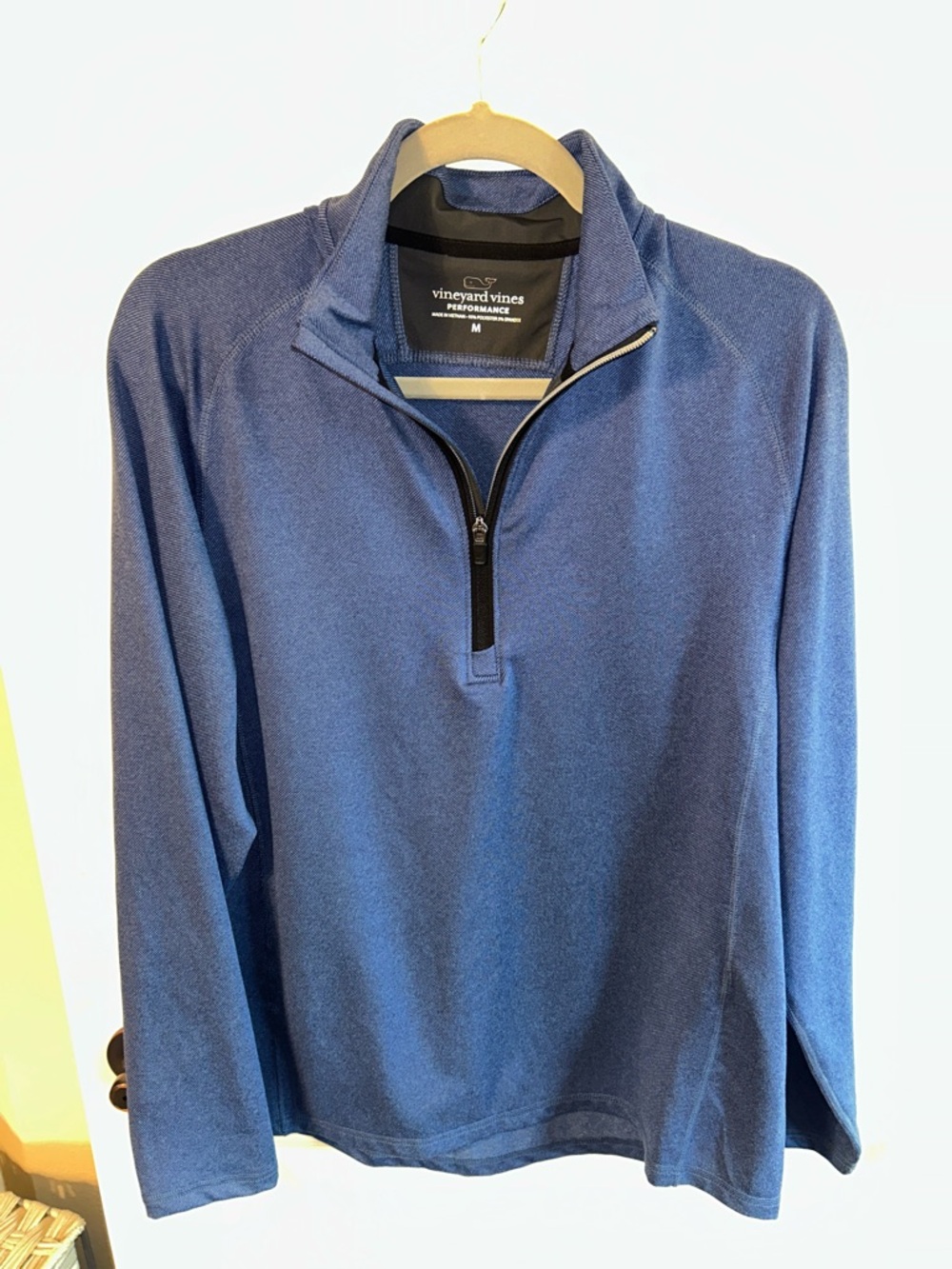 Vineyard Vines Men's Performance Half-Zip in Blue 0073